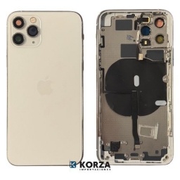 Carcasa iPhone 11 Pro Blanca COMPLETA con botones FLEX Y CARGA INALAMBRICA
