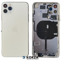 Carcasa trasera  iPhone 11 Pro Max Blanco COMPLETA con  FLEX Y CARGA INALAMBRICA