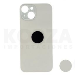 Tapa Trasera Iphone 15 AZUL Sin Lens con Sticker