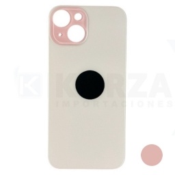 Tapa Trasera Iphone 15 ROSA Sin Lens con Sticker