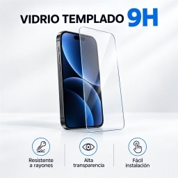Vidrio templado Samsung A10/Note 8/Y6 2019 9H transparente